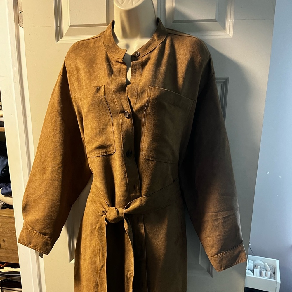 Banana Republic Woman’s Brown Suede Dress